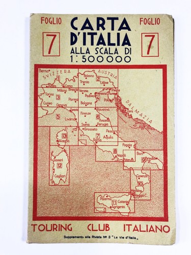 Carta italia foglio 7 - d’italia,