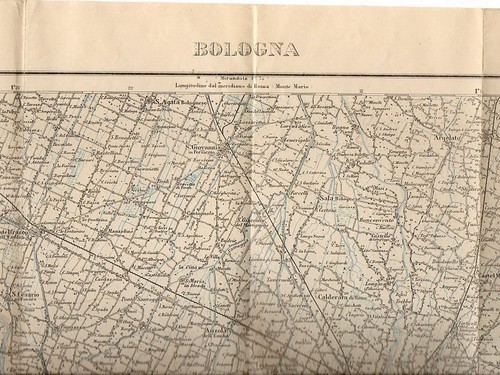Carta geografica bologna - carta,