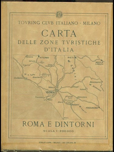 Carta delle zone turistiche - zone,