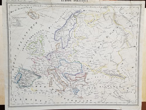 Carta topografica dell'Europa