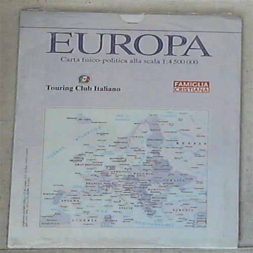 Europa carta fisico - carta, fisico-politica