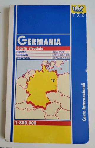 Germania carta stradale lac - carta,