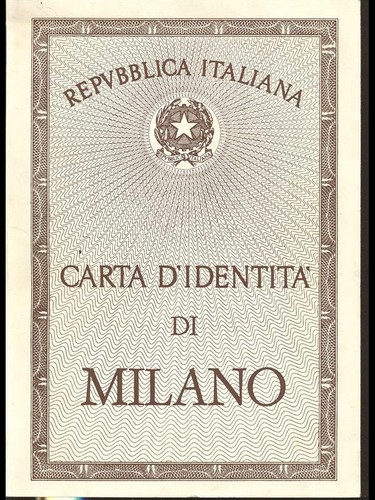 Carta identita di milano - di,