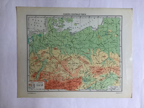 Cartina vintage europa - ,