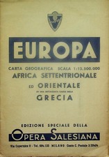 Europa: carta geografica scala