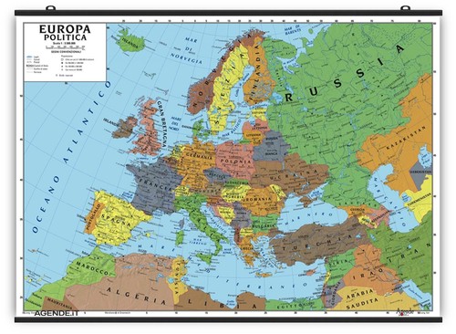 Carta geografica murale - geografica,